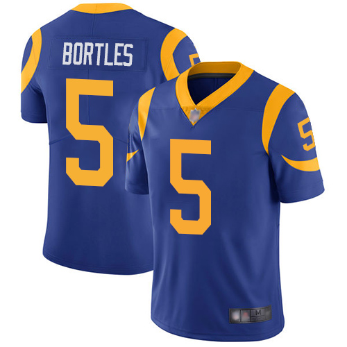 Los Angeles Rams Limited Royal Blue Men Blake Bortles Alternate Jersey NFL Football #5 Vapor Untouchable